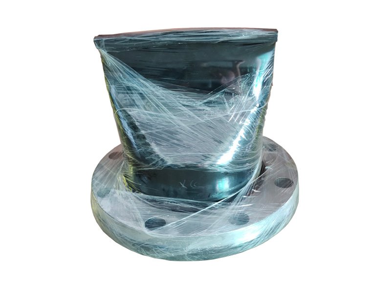 Flanged rubber duckbill valve
